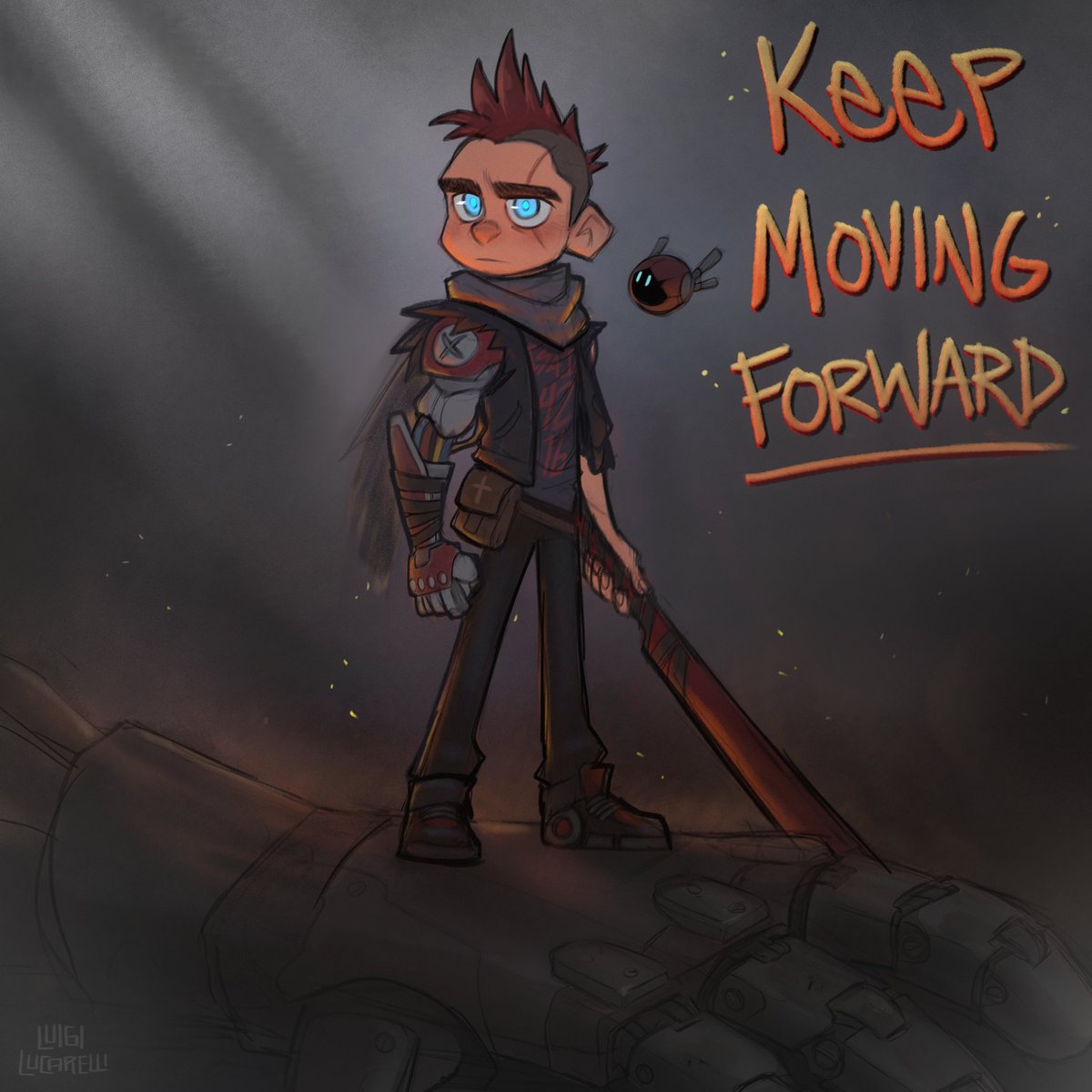 We move forward because we can't go back.