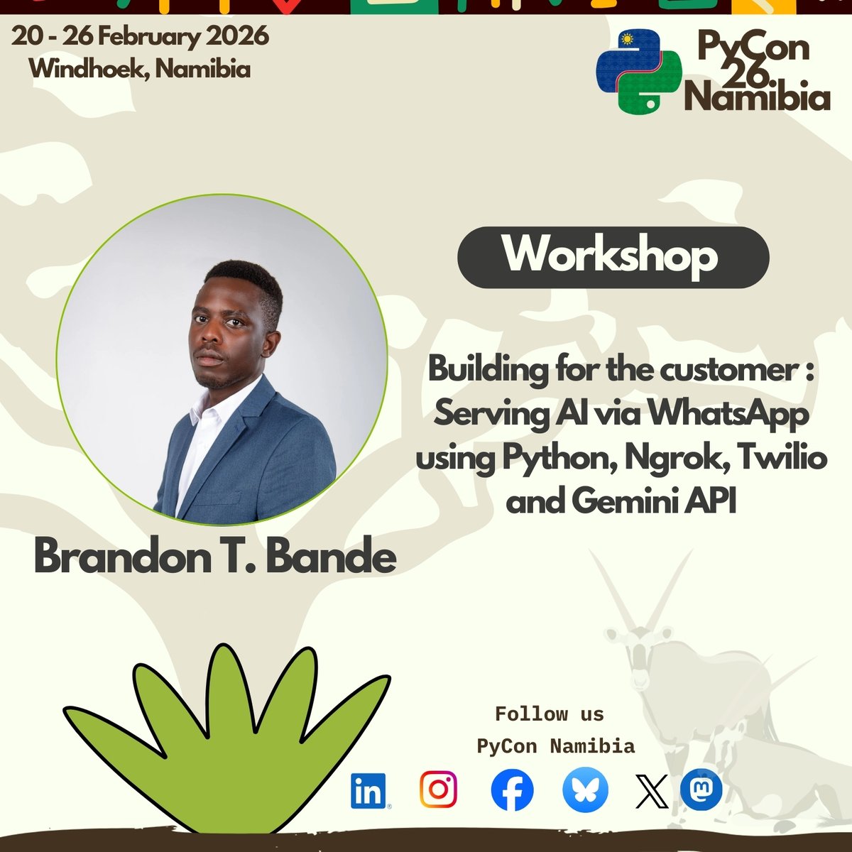 PyCon Namibia tweet media