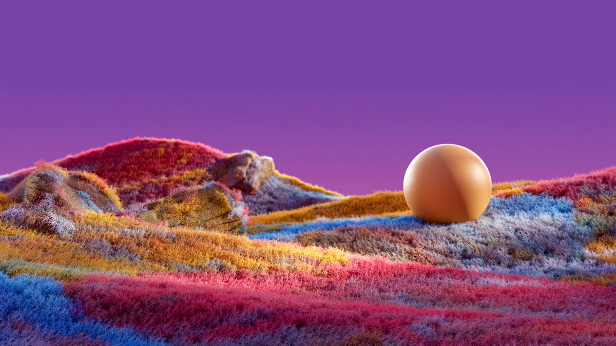 sajeev3d's tweet photo. Soft textures. Bold contrast.
Abstract landscape study created in Cinema 4D, textured with procedural details and rendered in Redshift. Exploring color harmony, depth, and material realism.
#Cinema4D #Redshift #3DArt #CGI #MotionDesign https://t.co/bLlSlDHRvX