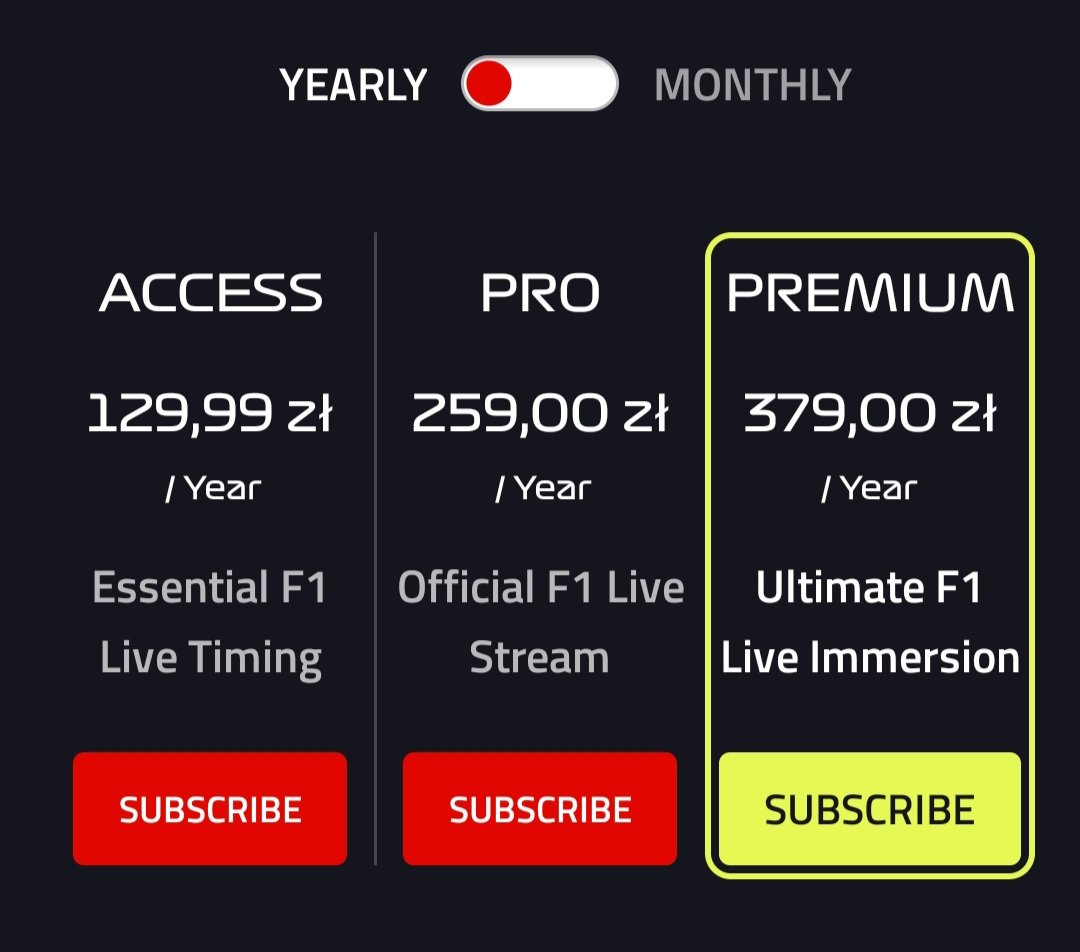 rosyalpes's tweet image. Ma ktoś F1 TV i powie czy opłaca się? Jakie macie pakiety? Chciałabym mieć dostęp do powtórek treningów bo za dużo tracę jak jestem w pracy, a nigdzie indziej tego nie mogę znaleźć 😫  #tweetme #rt