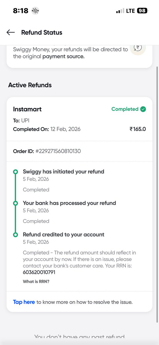 shadow9760's tweet photo. @Swiggy this is my first time happeningto me and its been a 7days i still havent got my refund and @MobiKwikSWAT @mobikwik i send my problem in dm but they havent replied yt and also send an email regarding my refund issue but no reply i calls support but no called received https://t.co/Owp3UEUHhu