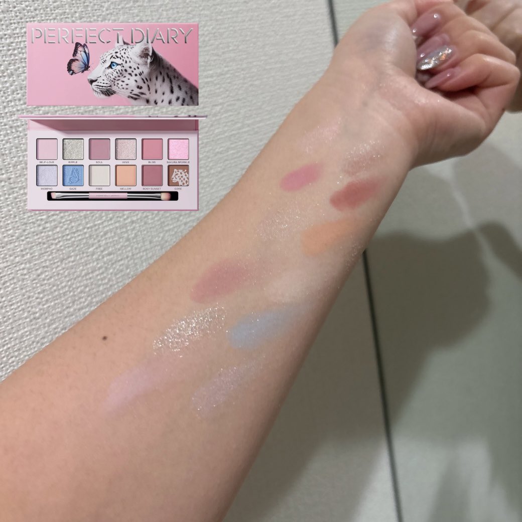 PERFECT DIARY 桜セットが可愛すぎる。 ✓ サクラバタフライ（12色