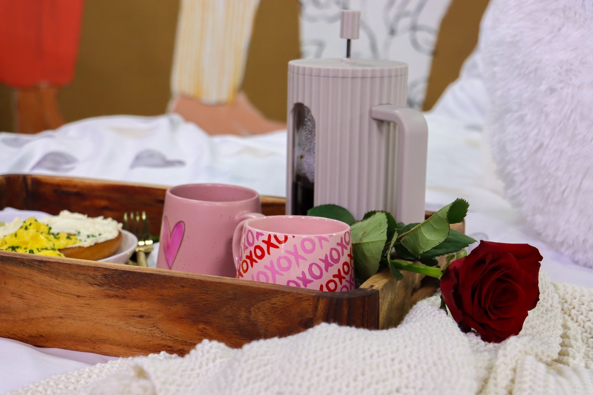 Love is soft and cosy with <a href="/WOOLWORTHS_SA/">Woolworths SA</a> this Valentine’s Day 💕
Snuggle a little longer with a set up that will never have you wanting to leave. Heart-print, silky-soft bedding, sweet Valentine’s mugs, fresh flowers and the perfect breakfast in bed tray set-up - all the little