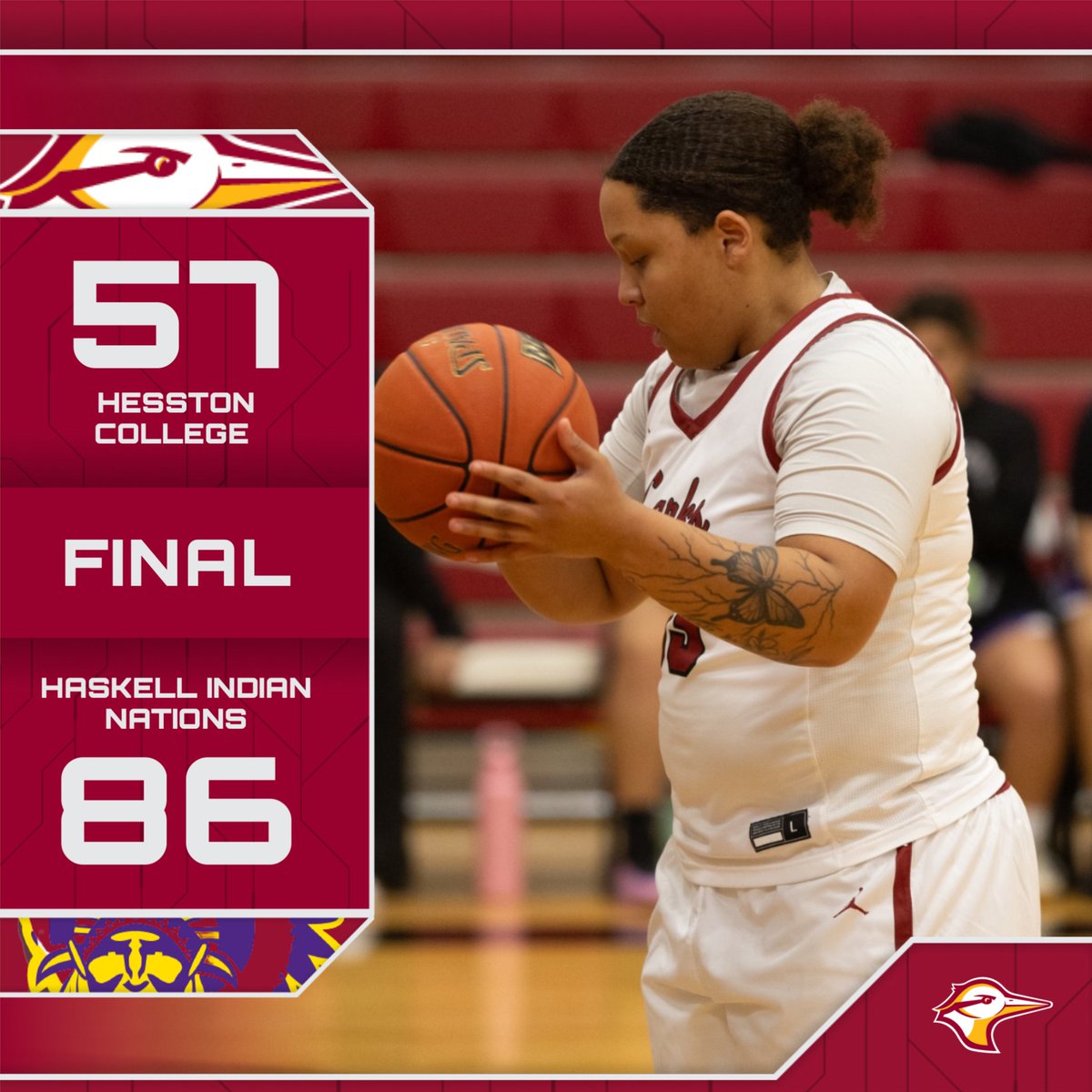 GoLarks's tweet image. Akiva Brown led the Larks with 14 points and 5 rebounds, but the Larks fell to Haskell, 57-86.

The Larks will face Arkansas Baptist on Saturday (Feb. 14) in Hesston to wrap up the regular season.