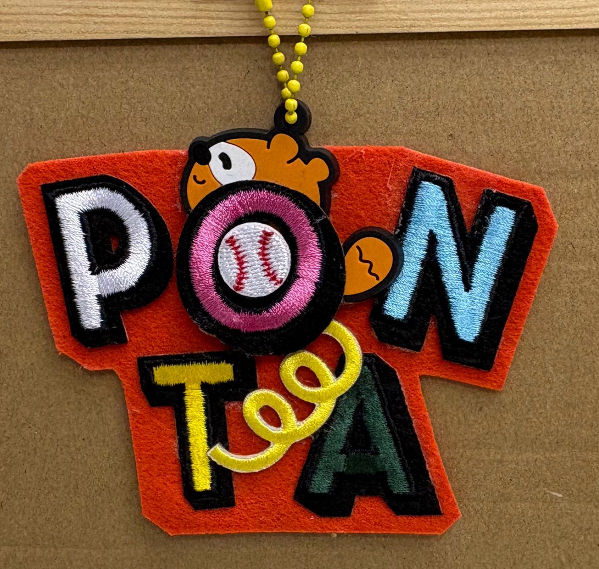 ポン太チャーム♡ 改善の余地ありあり。 作り直します😅 #ハンドメイド