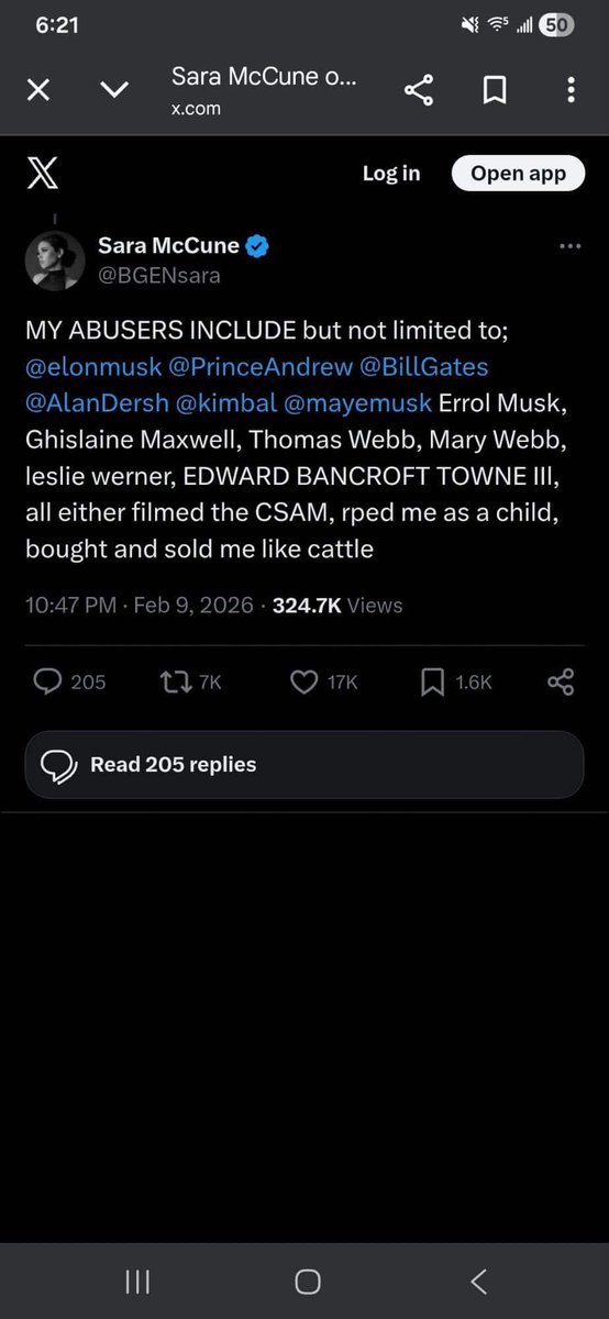 landpalestine's tweet image. The Epstein Survivors are beginning to name names

Elon Musk
Prince Andrew
Bill Gates
Alan Dershowitz
Kimbal Musk
Maye Musk
Errol Musk
Ghislaine Maxwell
Thomas Webb
Mary Webb
Leslie Werner
Edward Bancroft Towne III
Lorin Gabriel Ashton
Jules MrSic
Bianca MrSic