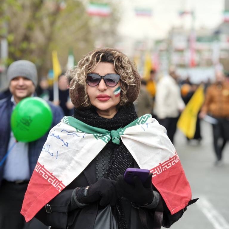 It was never about the hijab. It's about politics.

The Islamic Republic kills monarchist Muslims during uprisings in Iran.

The Islamic Republic gathers unveiled women for its anniversary celebration.