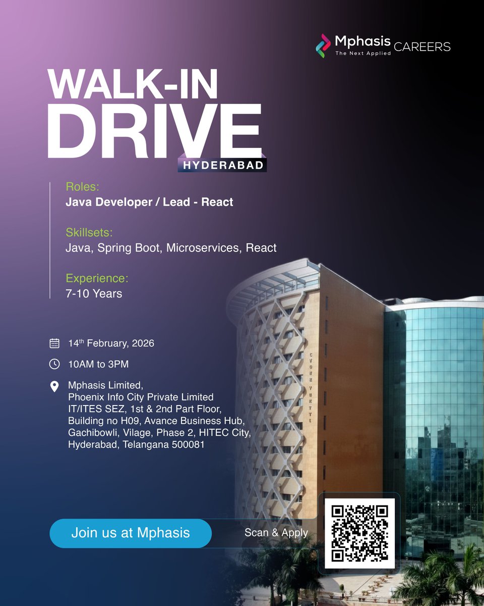 Mphasis Careers tweet media