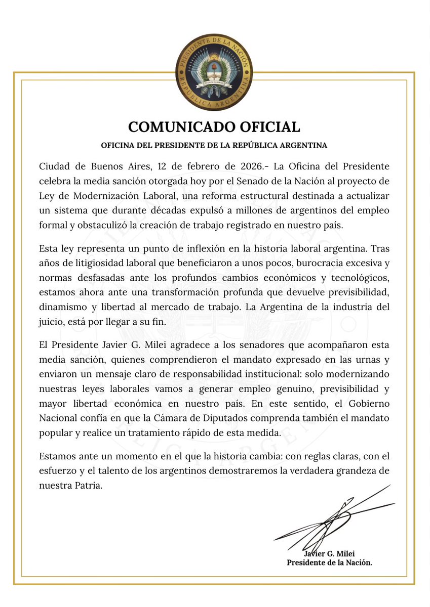 Oficina del Presidente (@oprargentina) on Twitter photo 