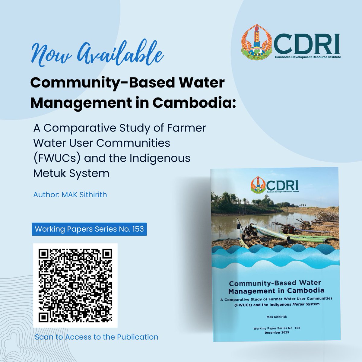 Cambodia Development Resource Institute (CDRI) tweet media