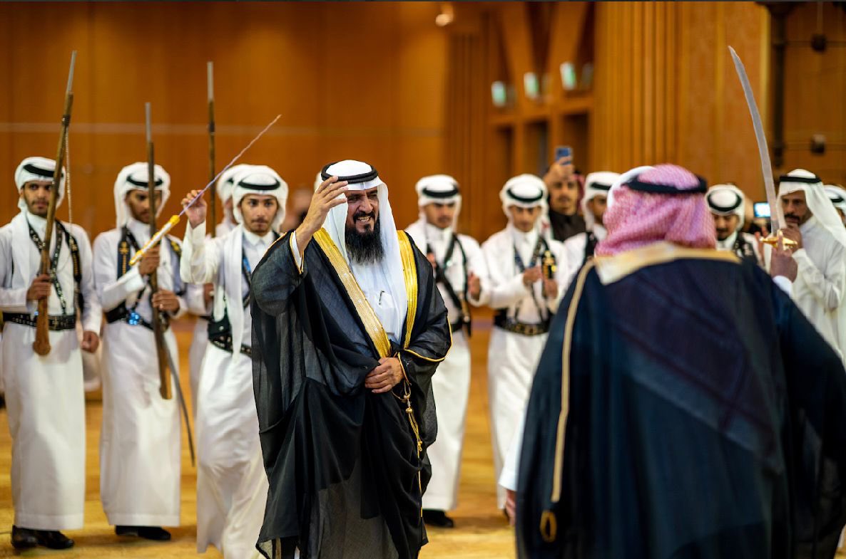slaga00's tweet photo. احتفل الشيخ :سعود ين علي بن مطلق النفيعي بزفاف ابنه علي بن سعود .. الجمعه الماضيه  بالرياض بحضور أصحاب السمو والمعالي و الأهل والأصدقاء متمنين لهم التوفيق .. https://t.co/CBDIgIYe70