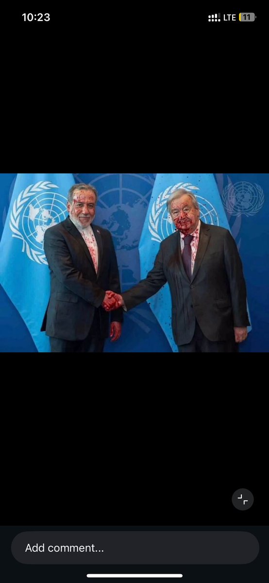 fucking_aur's tweet photo. @UNWatch @antonioguterres Mr. António Guterres/ Secretary-General of the @unitednations,
While the Islamic Republic of Iran and the Islamic Revolutionary Guard Corps (IRGC) have killed over 40,000 Iranian protesters in the past month, you are congratulating these murderers. https://t.co/waziO2Zz4d