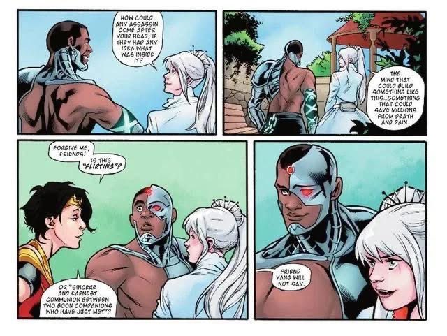 Cyborg and Weiss in the books. #Cyborg #RWBY #WeissSchnee #DC
