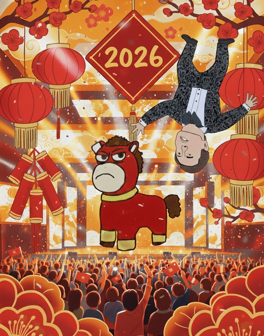 春晚倒计时！沈腾+哭哭马= 我今晚守在电视前的理由💎

＃KuKuMa #哭哭马 #BSCGems ＃Trending ＃BinanceAlpha