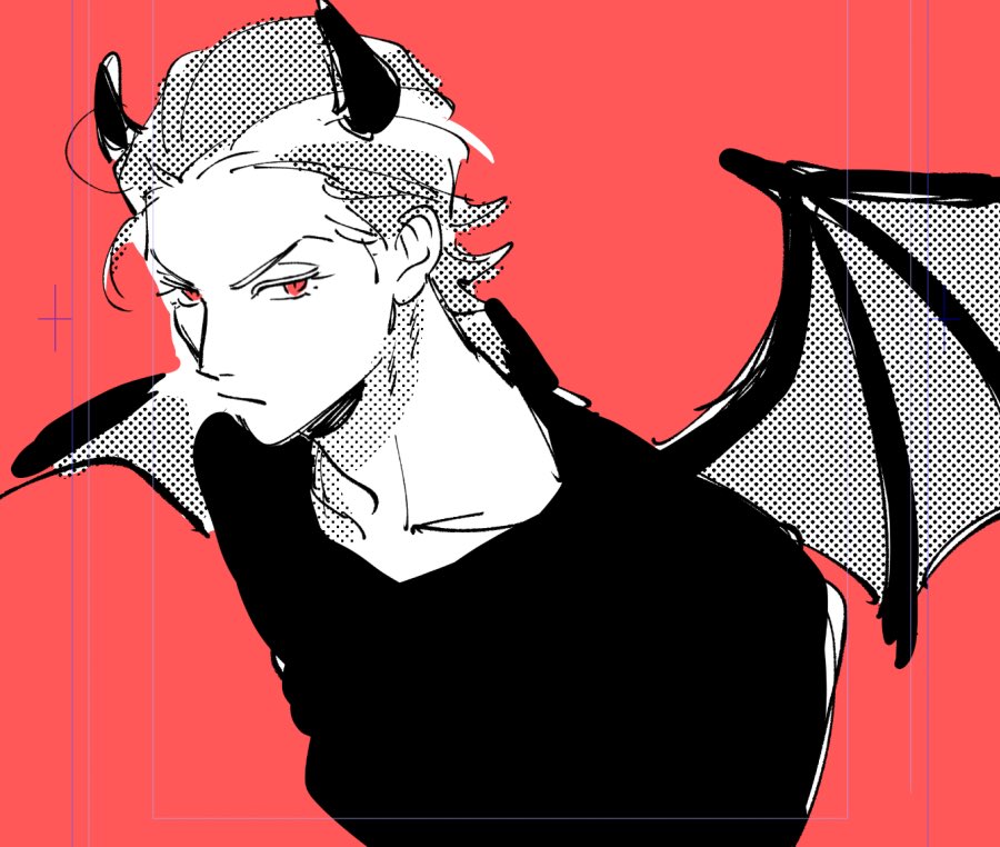 😈本読んだ衝動で描いた やっぱ18盧って 😈で……