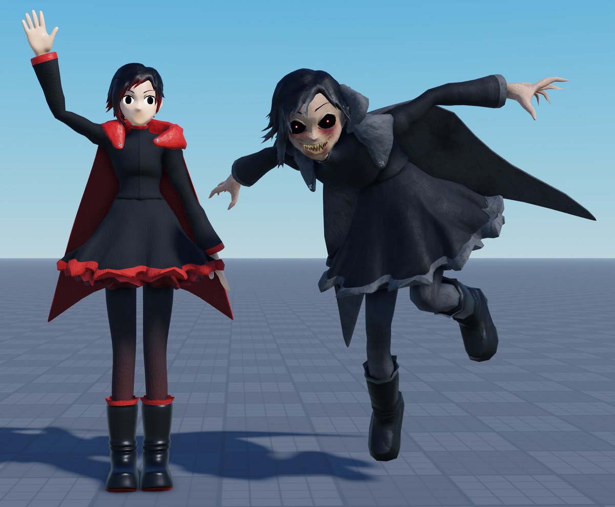 Ritoriam3D's tweet photo. Hello guys this is my new Roblox horror asym Fallen Heroes. it has rwby characters And Ruby Rose.exe. She is very fucking scary and powerful. We need 50 coders by the way #playmygame https://t.co/IPKQ446dil
