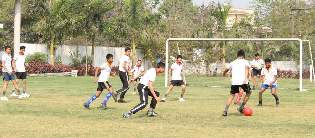DpsVapi's tweet photo. On 11th February 2026, the school playground was buzzing with excitement as students from classes 7 to 9 gathered for the much-awaited Inter-House Football Competition. Tucana House clinched the title, displaying outstanding coordination and determination throughout the day. https://t.co/kSSSoDv1nZ