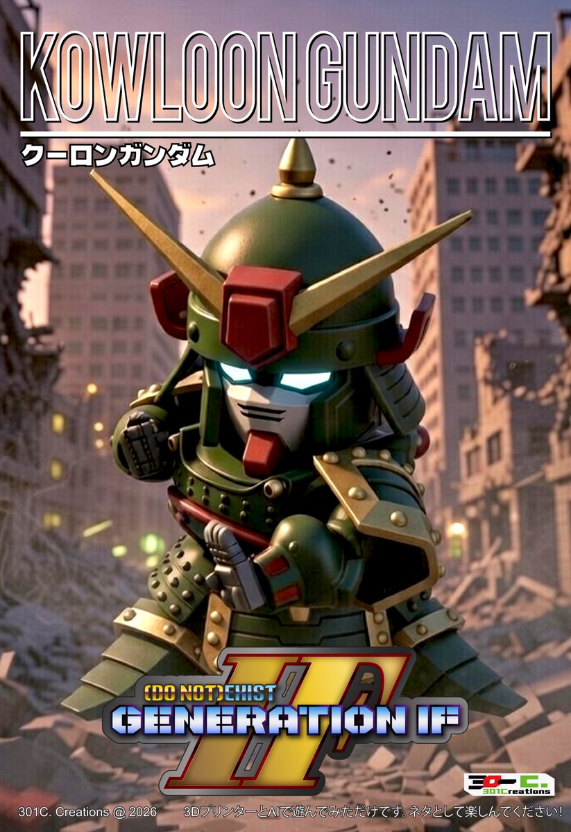 samuelyss301's tweet photo. SD Kowloon Gundam クーロンガンダム(2026) https://t.co/pTj8XRex7Z