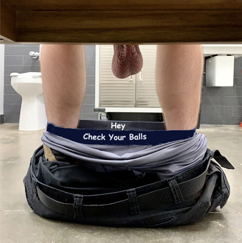 Guys next time your pants are down check your balls yeah.
As guys we have two important things we play with every day, our phone and what`s in our pants so take that time to your balls.
Finger and thumb gently around each ball checking theres no lumps..safe