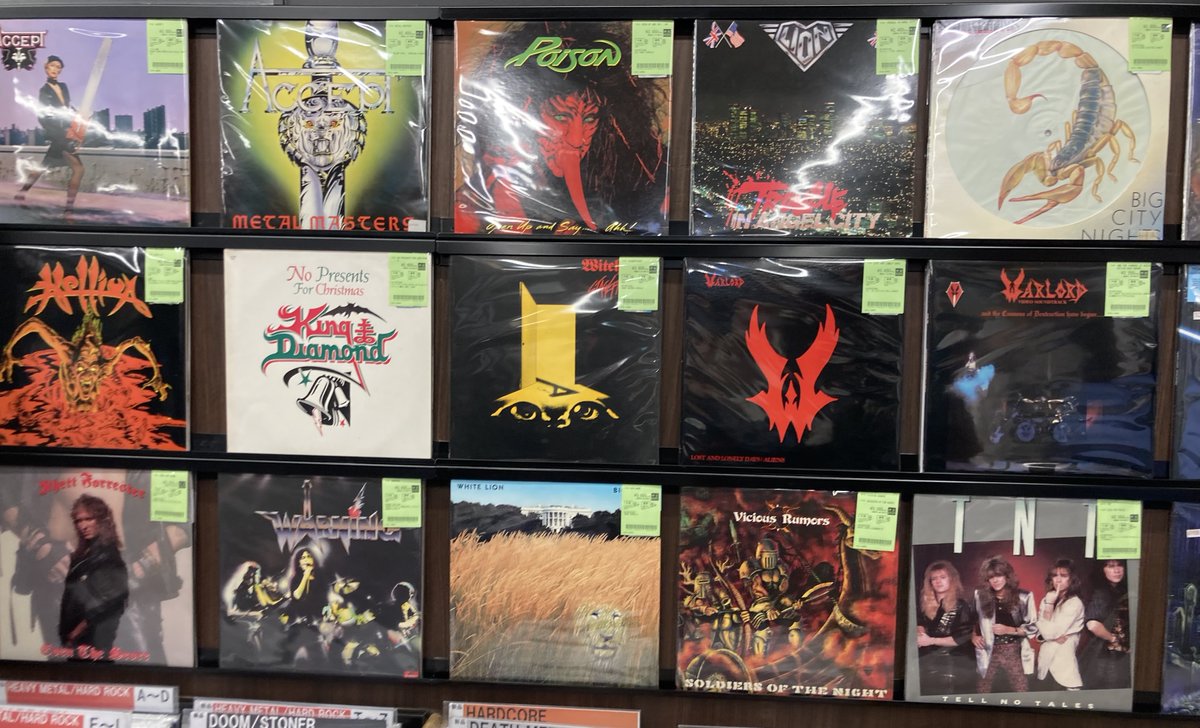 □新着中古レコード入荷情報□ WARLORD, WHITE LION, WITCHFYNDE