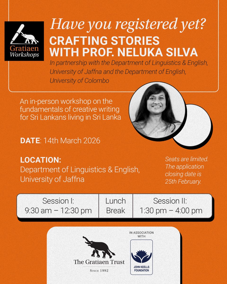 The Gratiaen Trust tweet media