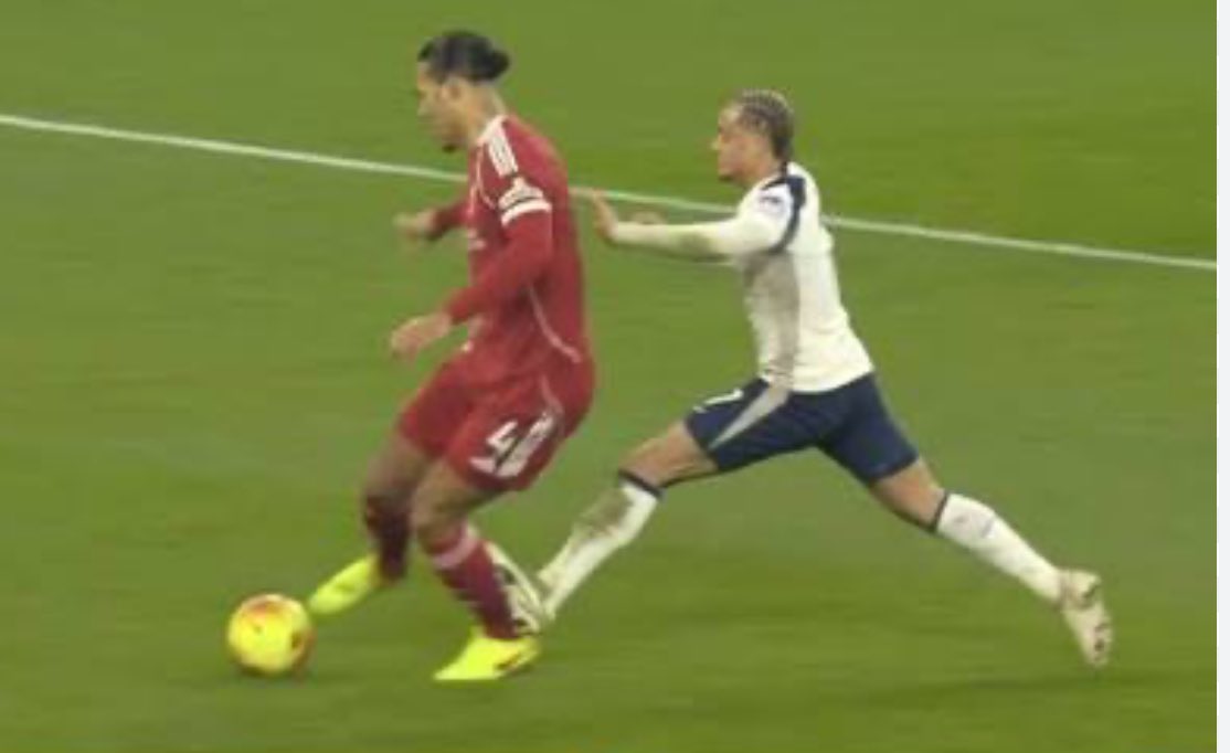 1882_Tottenham's tweet image. When the @FA_PGMOL mark their own homework regarding VAR, which identical tackle are they admitting they got wrong?