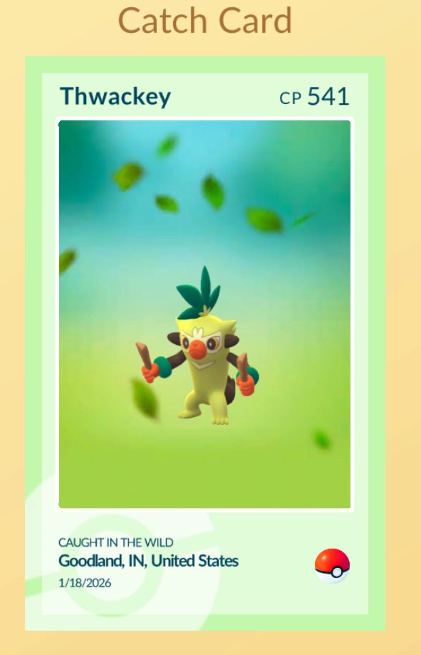 hinc11003's tweet image. #thwackey #PokemonGO #Pokemon