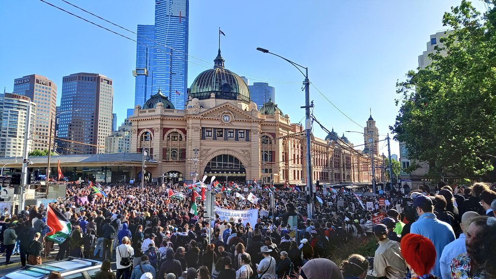 "End The Occupation Now" says CJ Murrumbeena tweet media