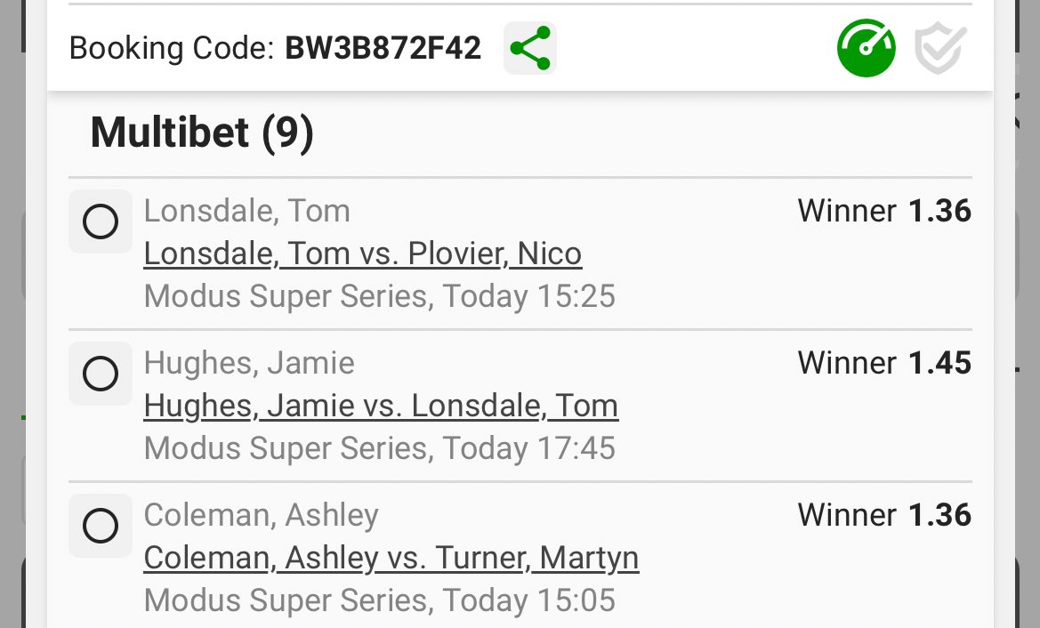 Darts 🎯 

Here is a code: BW3B872F42