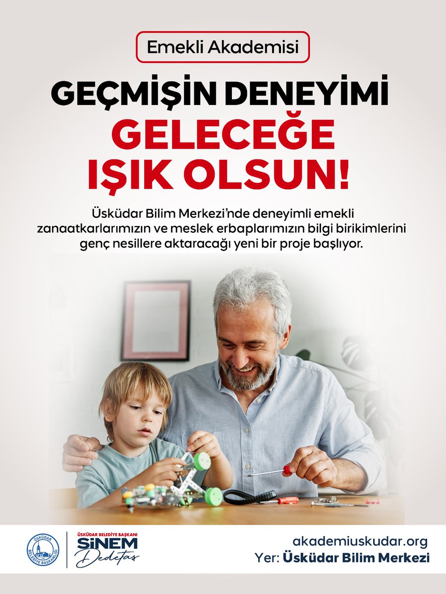Üsküdar Belediyesi’nden Emeklilere Özel “Emekli Akademisi” Projesi - TOBB Emeklileri Derneği | tobbemekder.org.tr/haberler/uskud…
