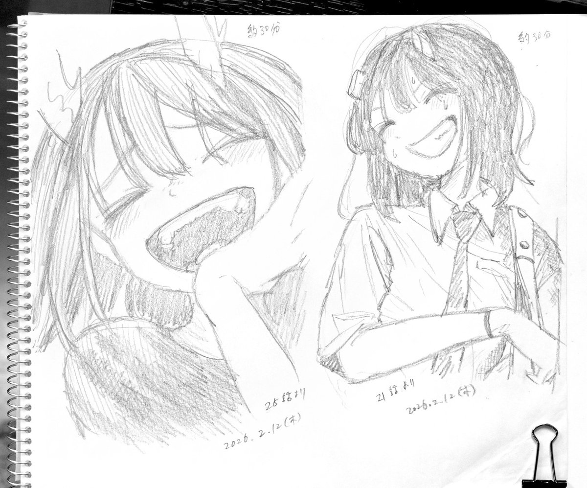 今日の模写練
ルリちゃん♪
