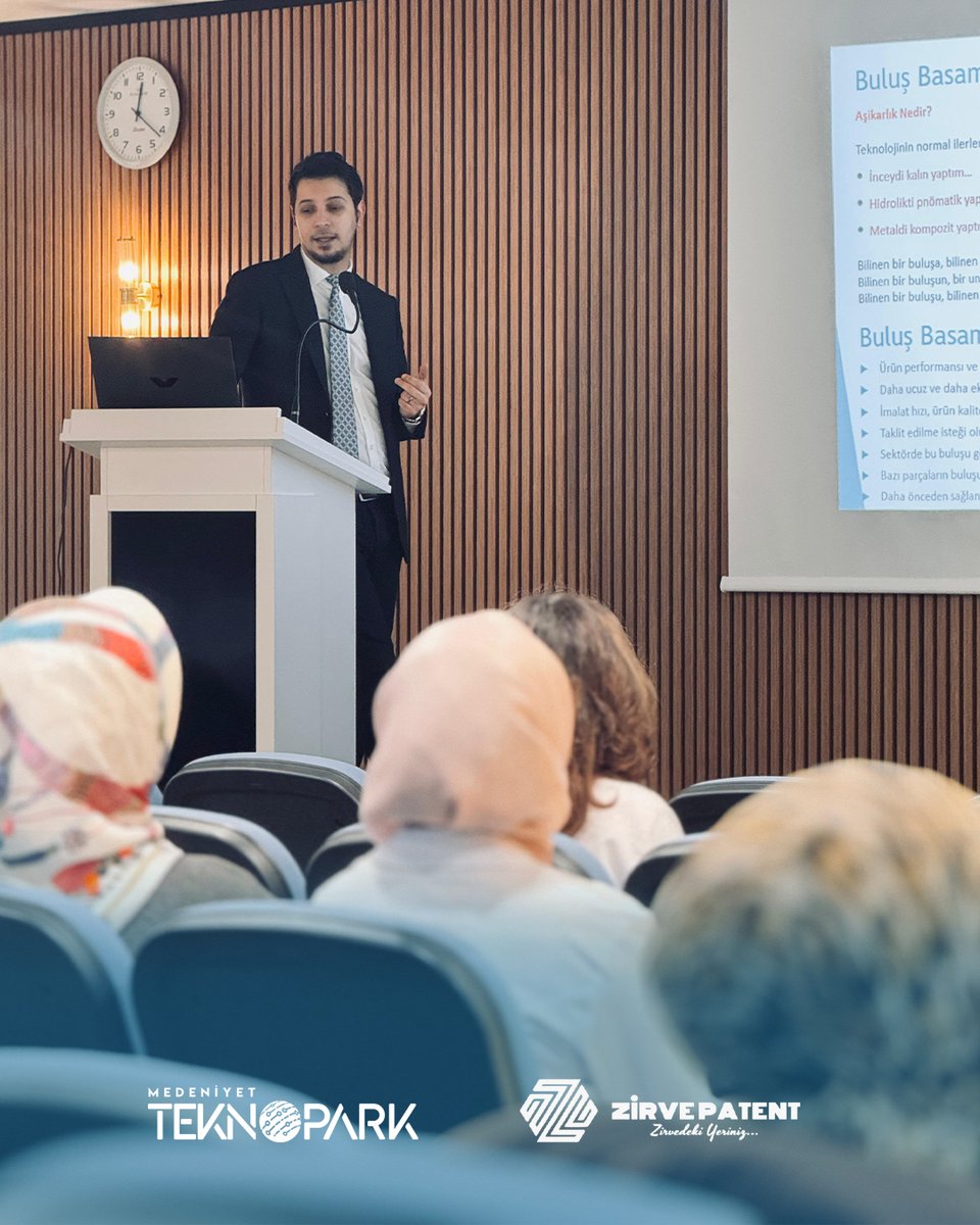 “Tıbbi Buluşlarda Patent ve Farkındalık Eğitimi”, sağlık alanında çalışan değerli hekimler, akademisyenler ve araştırmacılarla bir araya geldi. 
instagram.com/p/DUpiqqgjcuN/… #MedeniyetTeknopark #FikriMülkiyet #Patent #Sağlıktaİnovasyon #ArGe