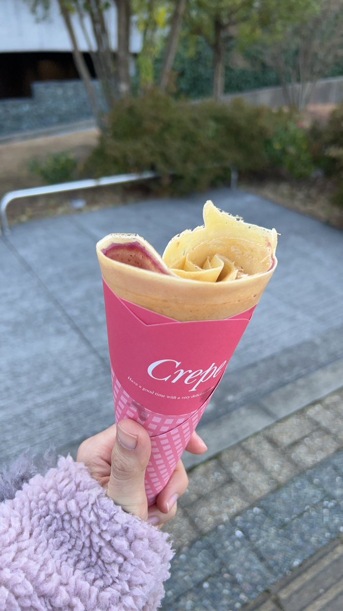 焼き芋クレープ！

#あかがねミュージアム #裏のクレープ屋さん