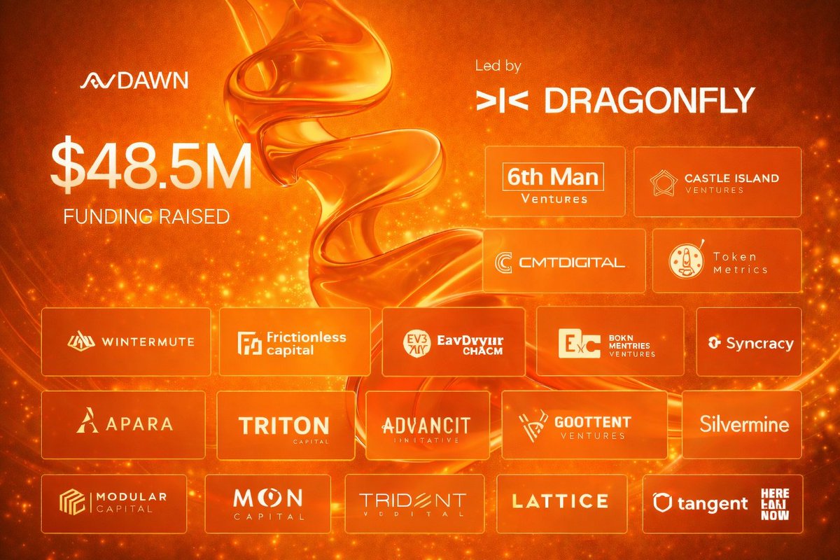 🚨 Dawn Network Airdrop &amp; TGE Update 🪂

Dawn Network has raised an impressive $48.5M in funding 💰 — strong backing = strong potential.

🗺️ Q1 Roadmap announced  
⏳ TGE &amp; Airdrop distribution expected within the next 6 months  

Still early. Don’t miss this opportunity.

To
