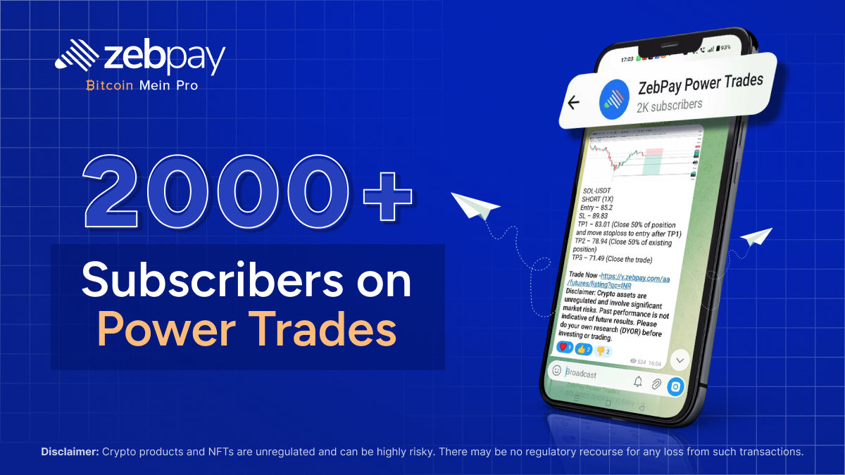 2,000+ traders are already getting signals on Power Trades 🔥

Are you in yet?

Join now 👉 t.me/ZebPayPowerTra…