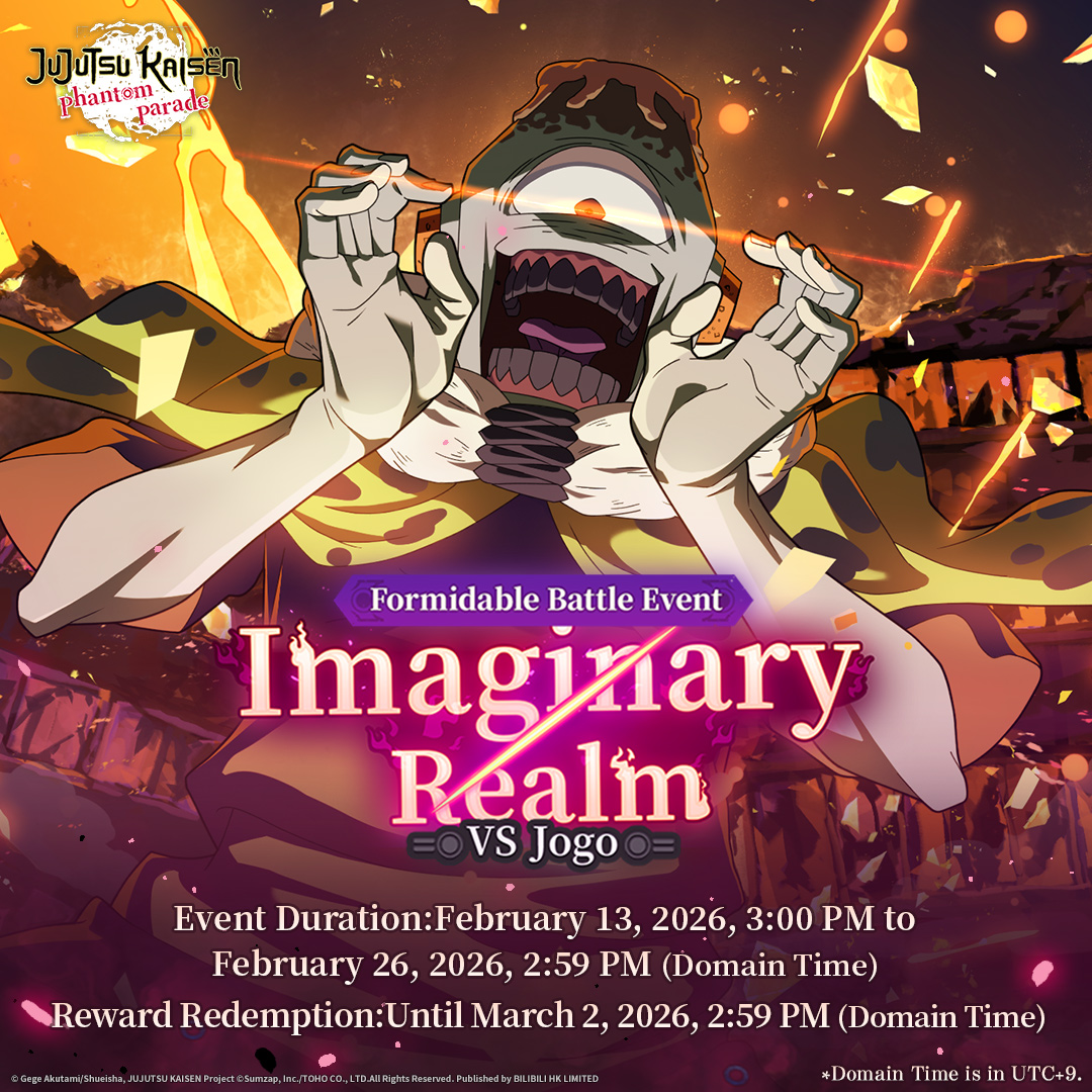 Jujutsu Kaisen Phantom Parade Official tweet media