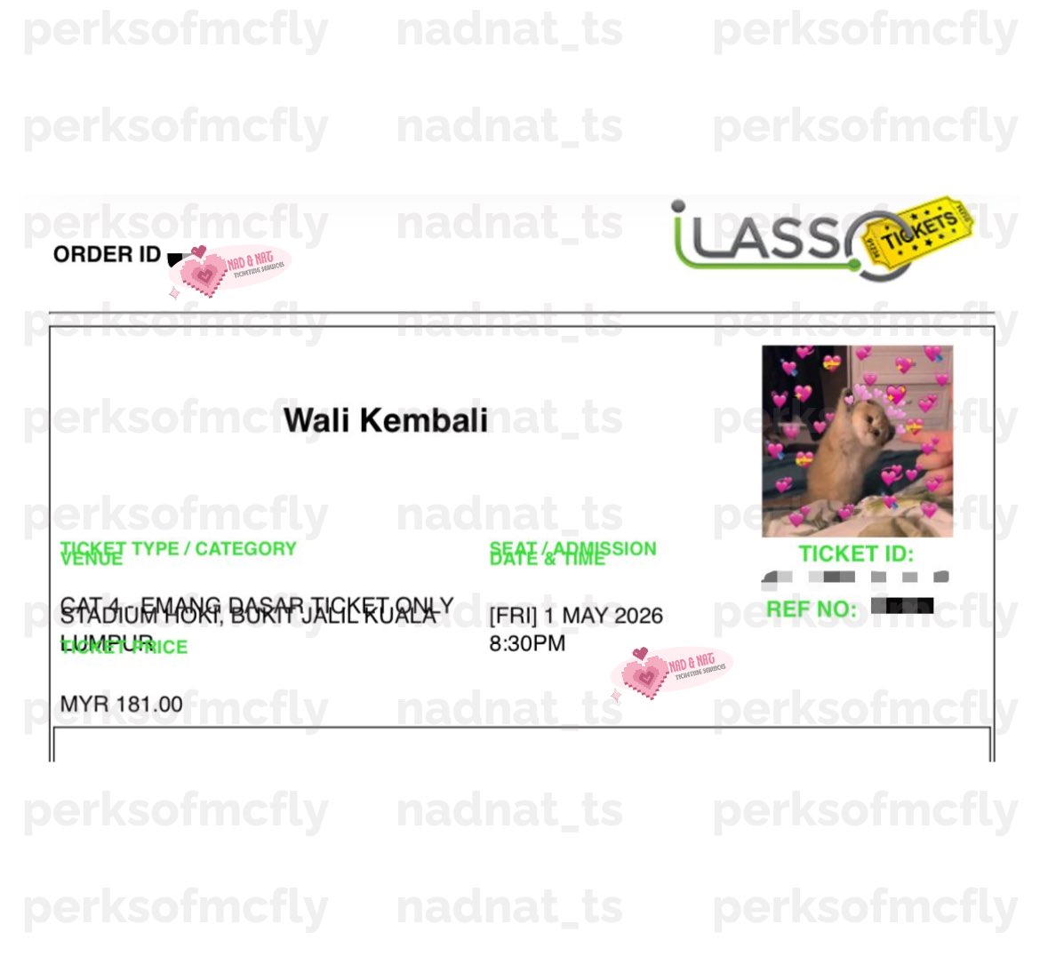 perksofmcfly's tweet image. secured 3x for Wali Band for requested! if anyone nak kita belikan harini boleh dm! #WALIBAND #WALIBANDinKL