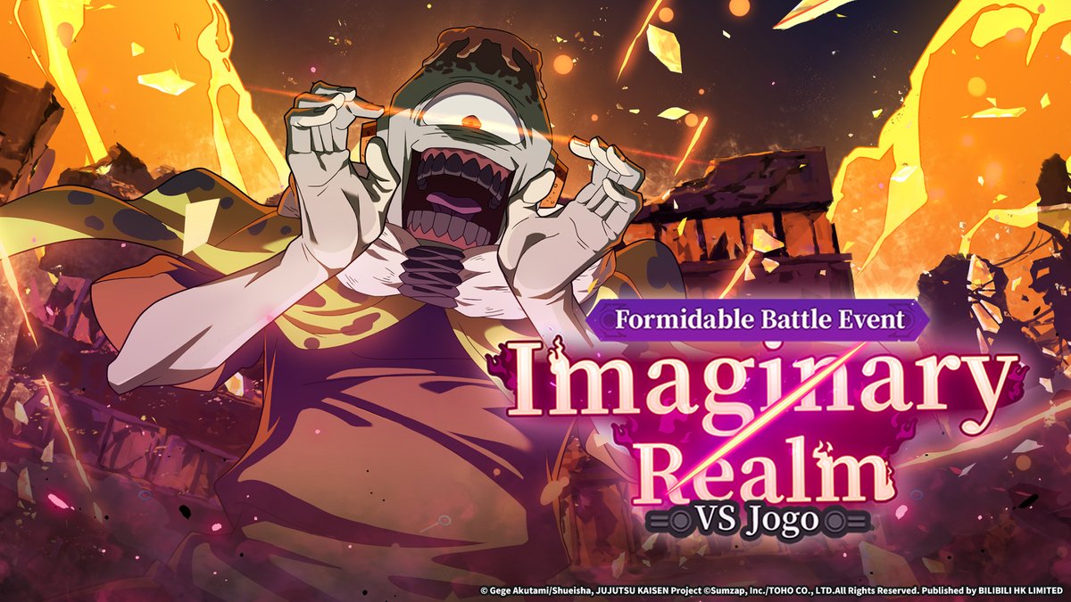 #JujutsuKaisenPhantomParade Formidable Battle [Imaginary Realm - VS ...