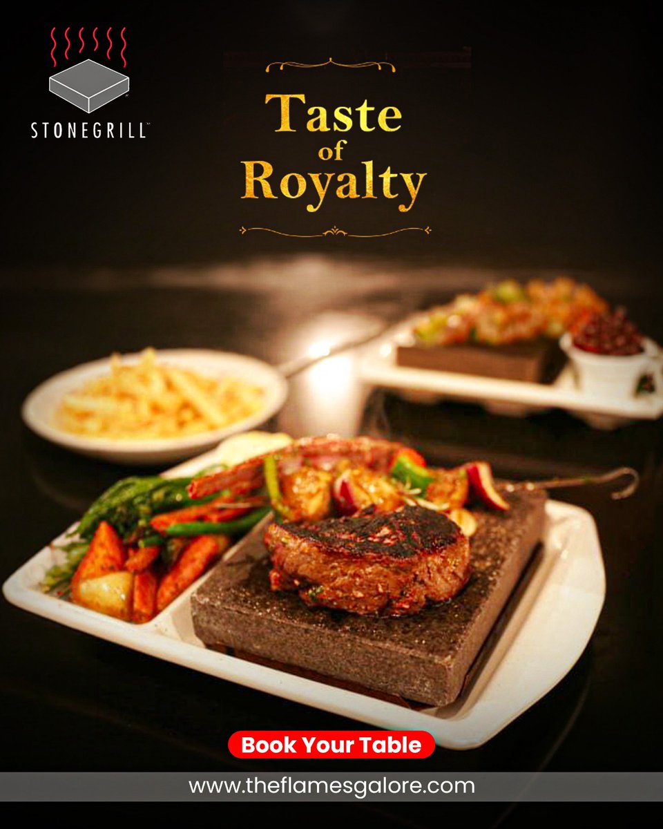 flames_galore's tweet photo. Enjoy the sizzling flavour of our Signature Stonegrill Steak—hot, juicy &amp; rich. Dine like royalty at the Best Stonegrill Restaurant in Canberra, crafted with passion by The Flames Galore.

Website – https://t.co/O0UTporibC
Contact – 02 6106 9522

#stonegrill #canberrafood https://t.co/ggOH11fibN