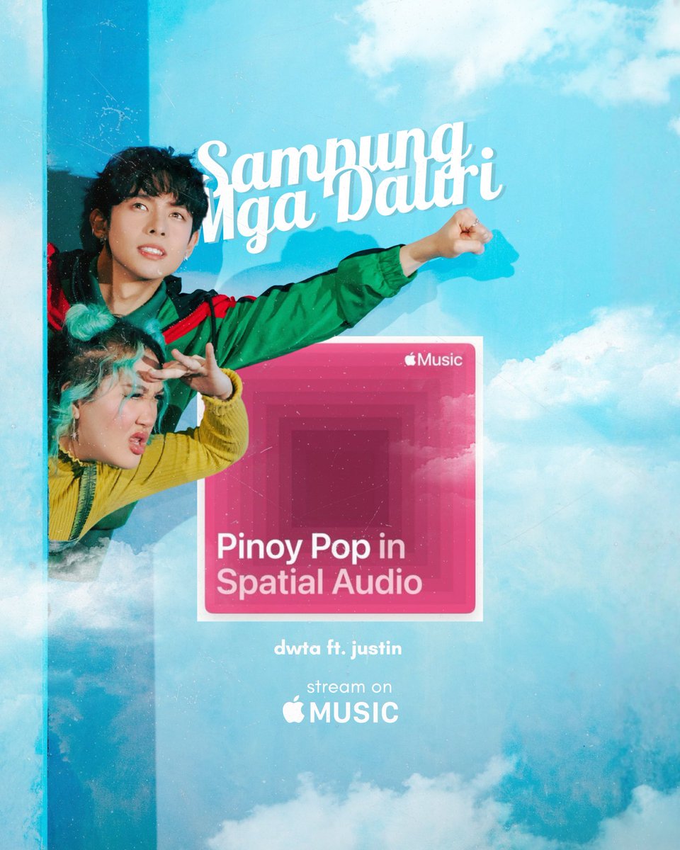 Sampung Mga Daliri is added to @applemusic’s Pinoy Pop in Spatial Playlist ✨ 

Stream here: music.apple.com/ph/playlist/pi…