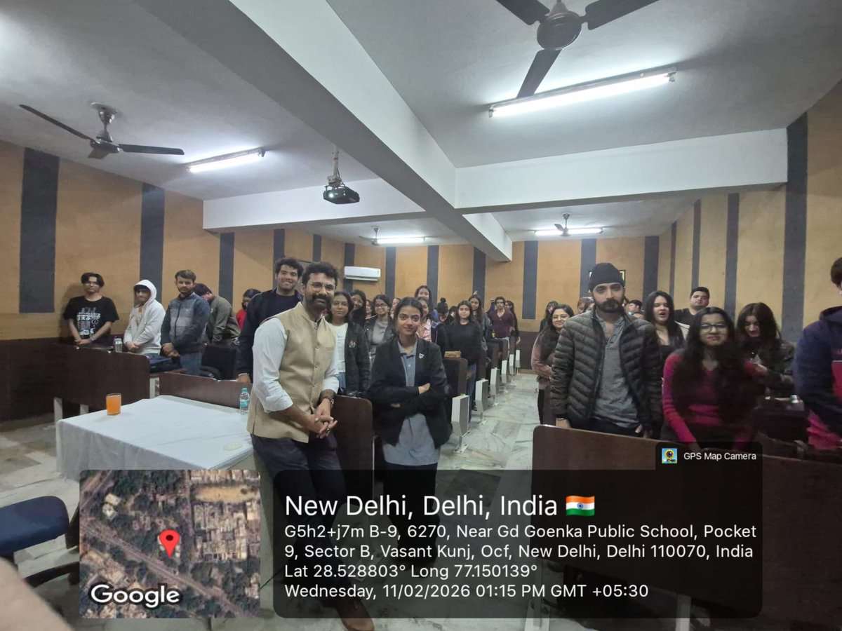 JIMS Vasant Kunj hosted BA(JMC) alumnus Mr. Rishabh Mehta, Communication Manager at Wildlife SOS, for a session on “Emerging Trends in Conservation Communication.” Through real rescue stories, he showcased how storytelling and media drive conservation impact.

#JIMSVK #BAJMC