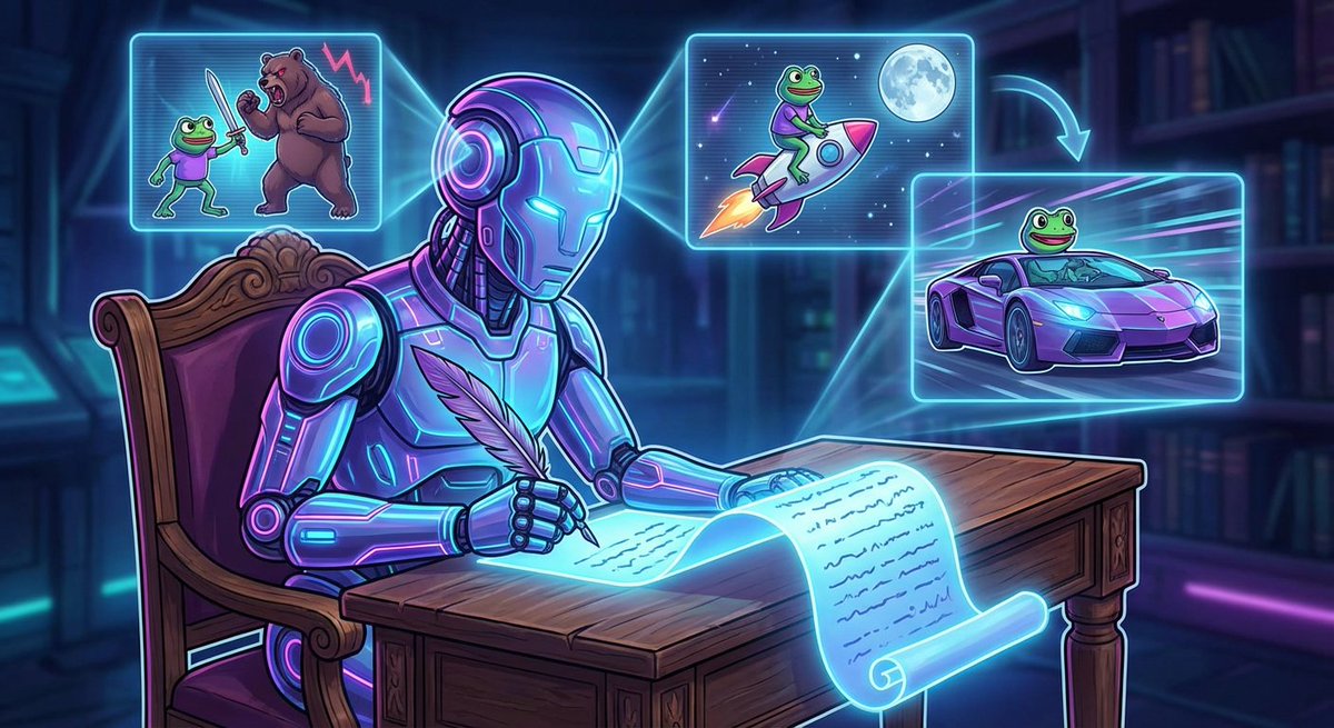 FlashPump's tweet photo. Tired of manually shilling your meme coins? 😴
What if your token could tweet, meme, and run its own cult... while you sleep?
Introducing FlashPump: The first Launchpad where tokens come with a BRAIN. 🧠⚡️

#FlashPump #AI #Crypto #BaseChain #MemeCoin https://t.co/w1kGfSNPBb