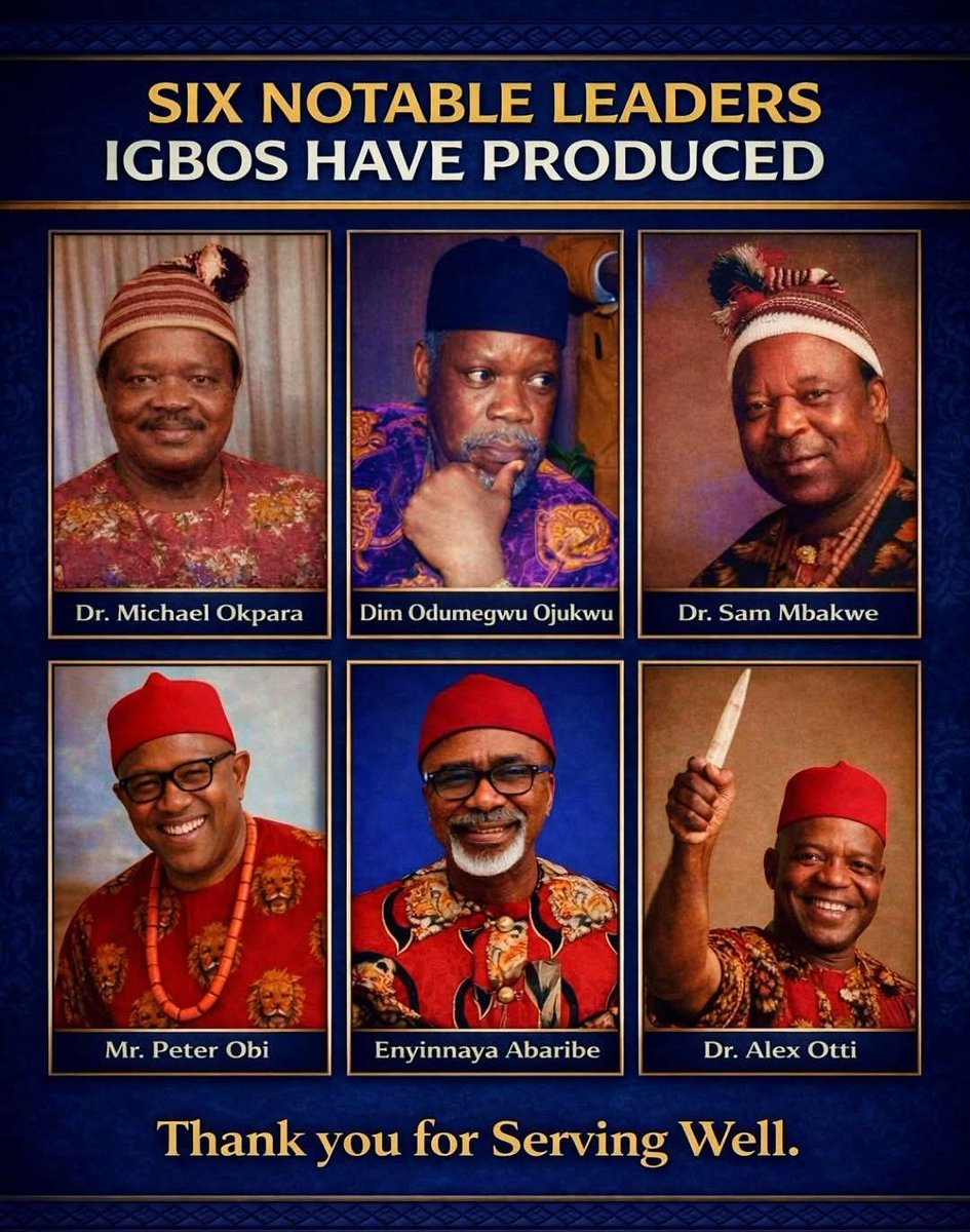 Which other igbo politicians you know merited this list??