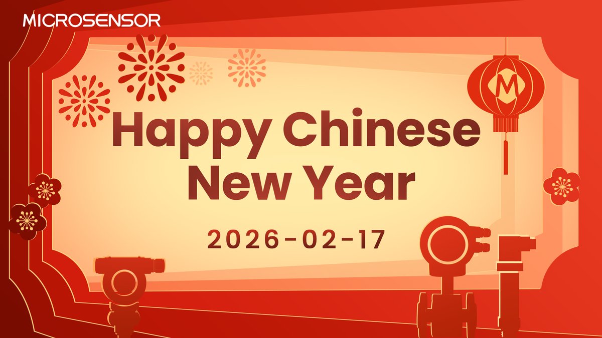 MicroSensorHome's tweet photo. 🐎 Happy Chinese New Year 2026!

As the Year of the Horse kicks off, may your processes run as reliably as a well-calibrated sensor.
Here’s to precision, speed, and steady progress in every measurement and every project.

Gong Xi Fa Cai! 🎆

#MICROSENSOR #ChineseNewYear2026 https://t.co/sgkN7DKJUc