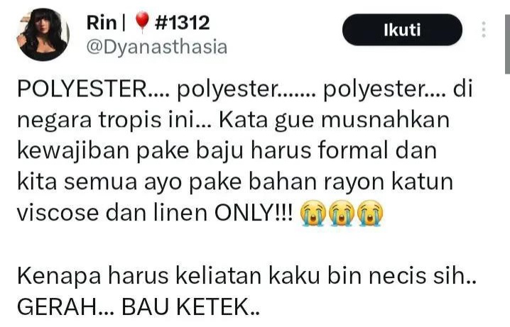 Tahta tertinggi kaos polos versi BPJS berbahan cotton yang gak bikin gerah, mohon maaf uniqlo minggir dulu 

1. john &amp; Jill 
2. manlycloth
3. pt net persada
4. joybasic
