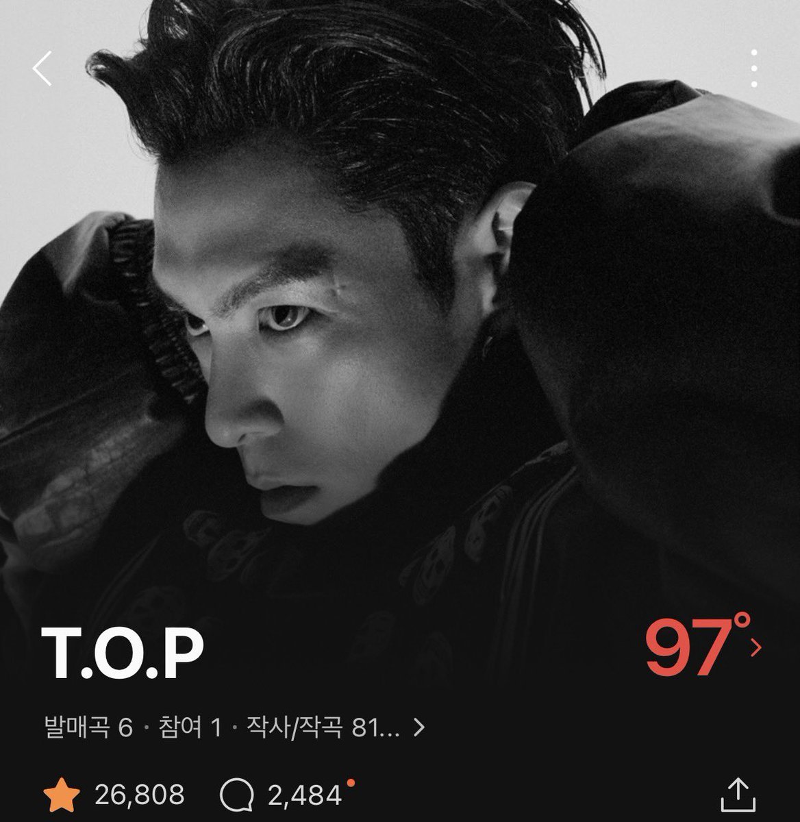T.O.P's Melons Background update

6 released songs · 1 participation · 81 lyrics/compositions

Credit:<a href="/doomchoi/">나이트</a>

#TTTOP #CHOISEUNGHYUN #탑 #최승현