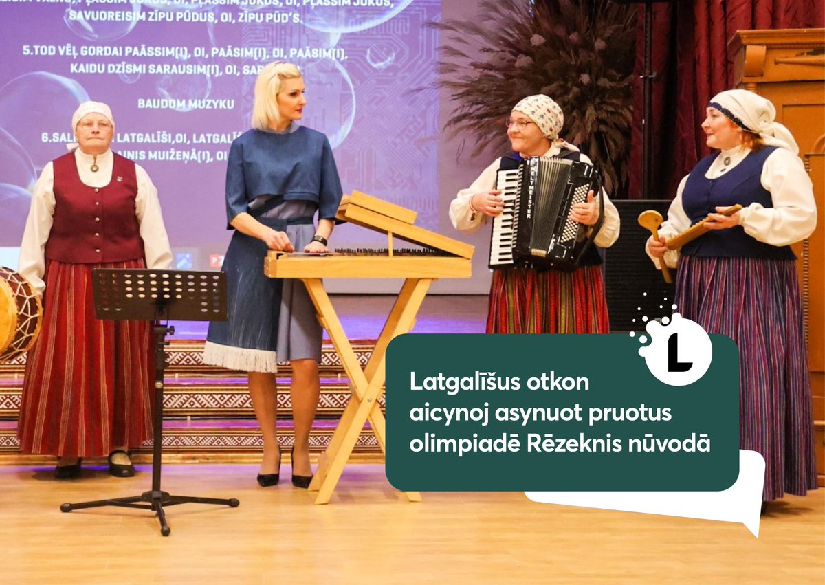 lakuga's tweet photo. Jau catūrtū godu piec kuortys Rēzeknis nūvoda Ūzulainis tautys noms aicynoj sevkuru interesentu dasaceit komandu da desmit cylvāku sastuovā i pīsadaleit “Čangaļu saītā ci latgalīšu olimpiadē”, itūreiz 27. februarī: https://t.co/B3iyNW9EeV https://t.co/0S3jc4w9lF