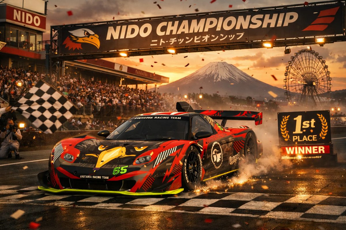 AvutardaTeam's tweet photo. 🦅El Nido Championship 2026 - R3🦅

Febrero se ve en 🌸 y que mejor que dos carreras en el país Nipón con un coche que enamora.

🎥Directo🎥
 https://t.co/EiVZ7YDNYy

🏎️ Honda NSX GT500 '08
🌐 Yamagicha+ miyabi
2°Div 20:45
1° Div 22:00
#GT7

@CreaYaES https://t.co/uXXMNnS13K