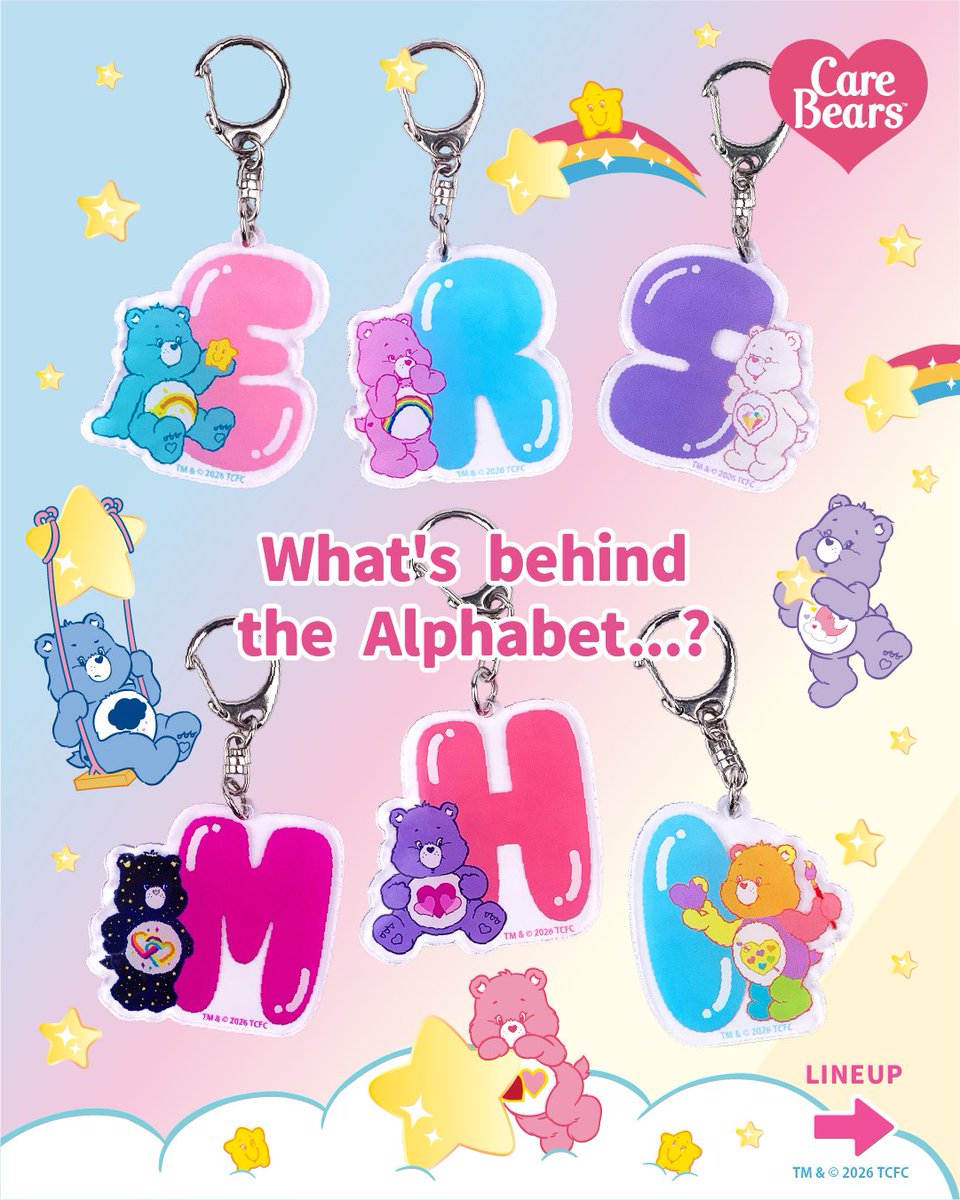 🧸✨ ポップアップストア限定アイテム ✨🧸 ケアベア™ イニシャル
