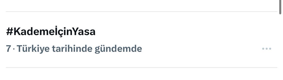 Biz susarsak değil, susturulursak kaybederiz! Biz geri çekilirsek değil, vazgeçersek kaybederiz!

O yüzden şimdi tam zamanı!
Tweet at, alıntıla, paylaş, gündemi yık geç!
👇👇👇👇👇👇👇👇
#KademeİçinYasa

Bu tag zirvede kalacak, çünkü arkasında binlerce mağdurun duası, öfkesi ve